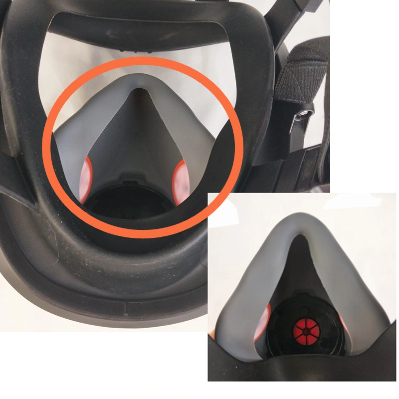 China Neues Design Sprechende Verstärker Sicherheit Atemschutzmaske Gas Maske Voll