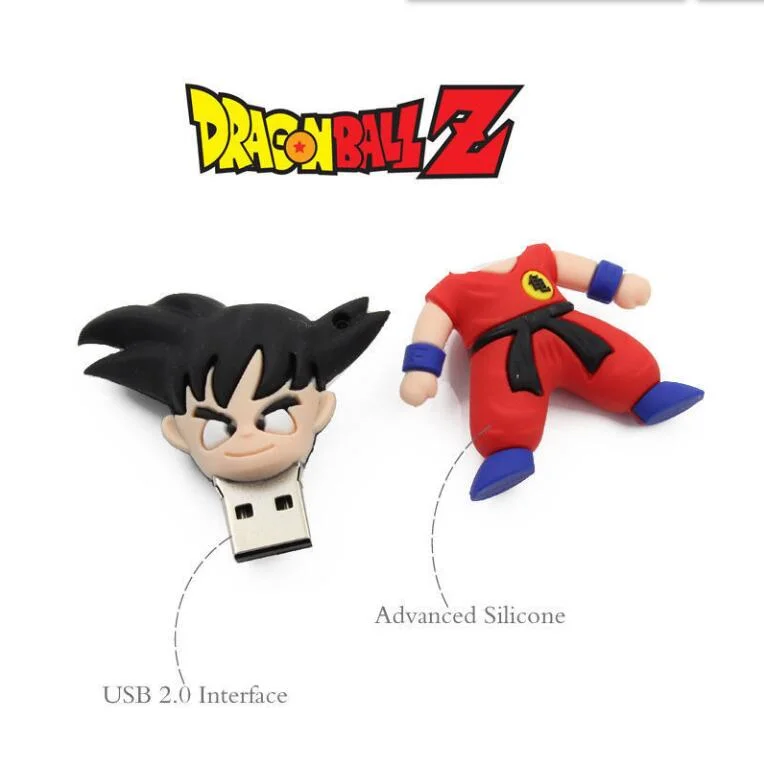 الصورة المتحركة التنين الكرة Goku موديل USB 2.0 Memory Stick فلاش محرك القلم