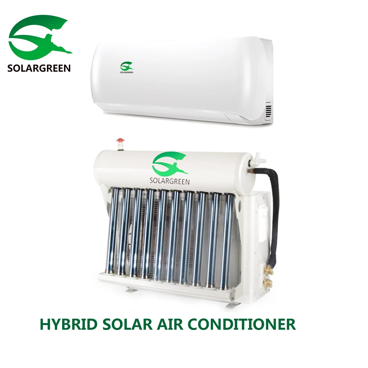 9000-24000BTU Solar Conditioner AC/DC Hybrid Solar Inverter Air Conditioner Flat Type