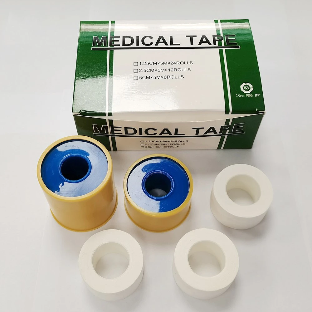 Zinc Oxide Adhesive Plaster Tinplate Pack Cotton Hot Melt Tape