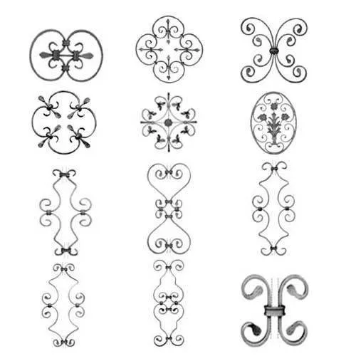 Ornamental Wrought Iron Scrolls