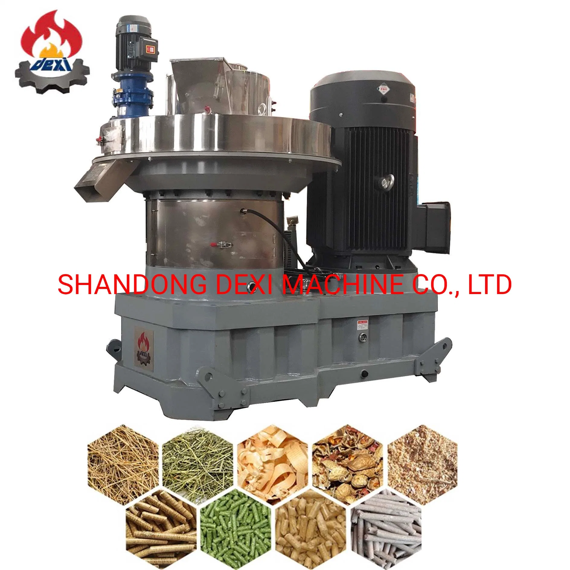 2023 Hot Sell New Design Vertical Double Ring-Die Pellet Mill