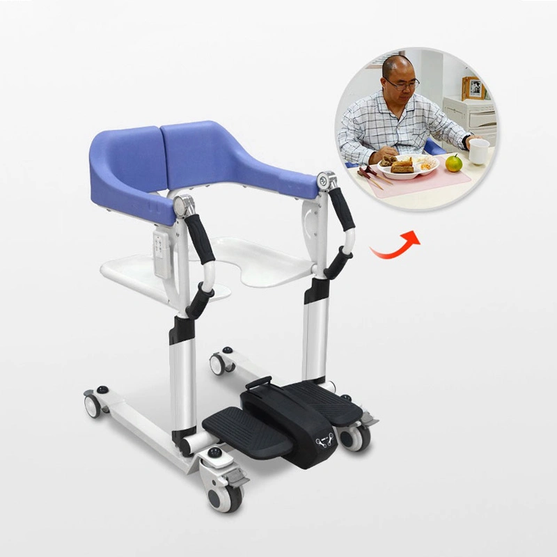 Disable Commode Shower Bath Handicap Elderly Patient Mover Transfer Lift Chair