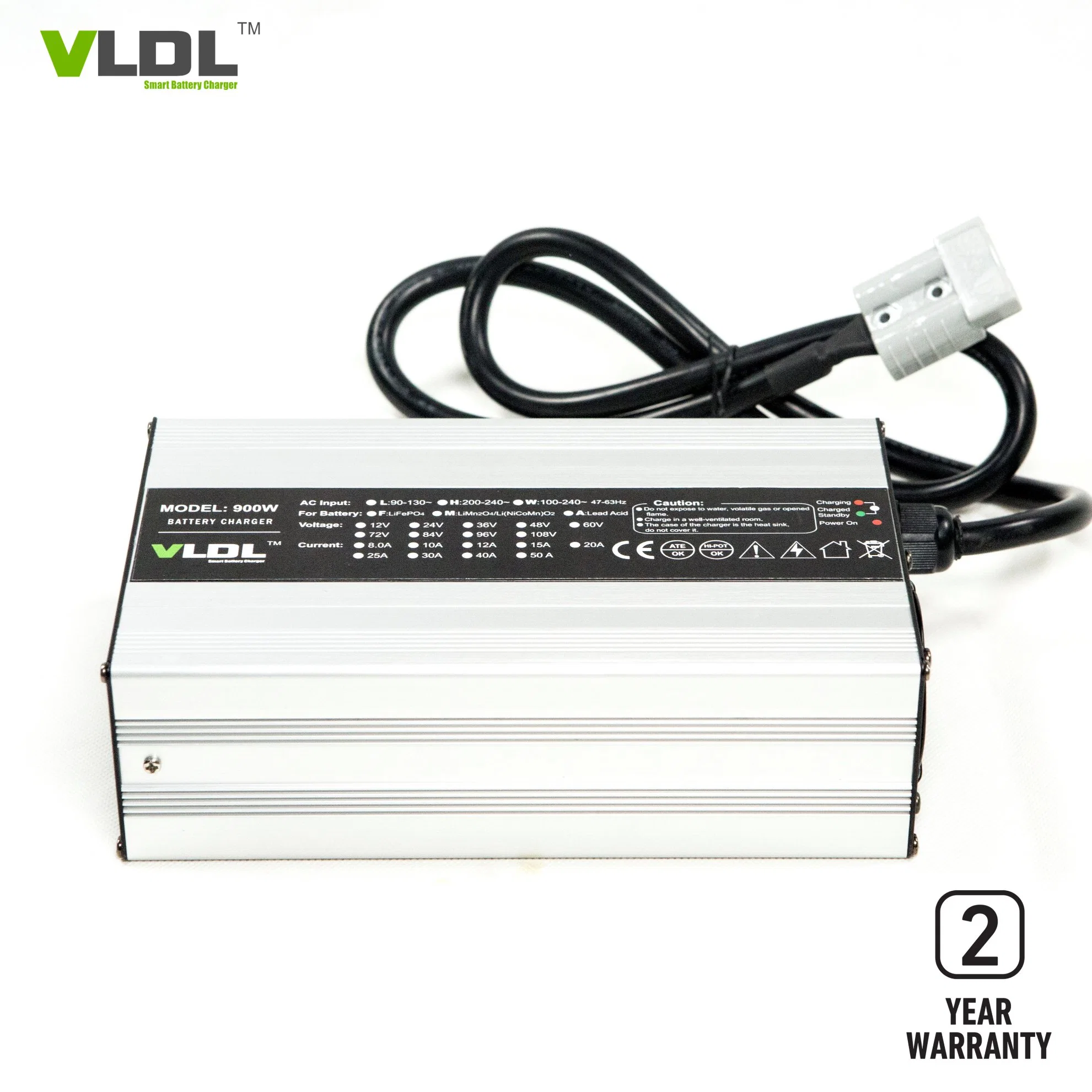 24V 25A 900W Intelligent Lithium Battery Charger