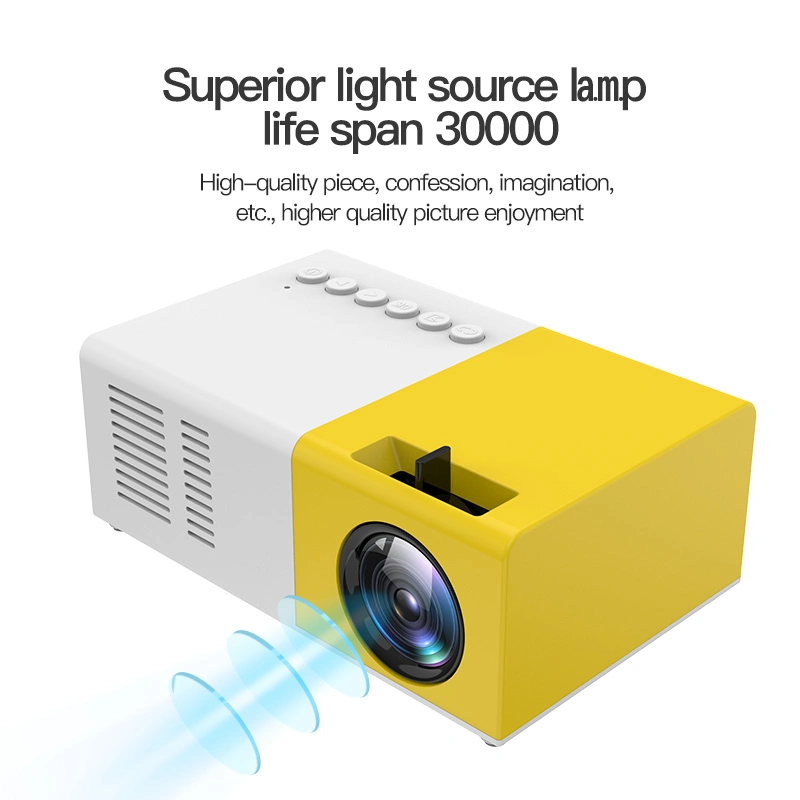 Mini Micro Entertainment Portable Home Wired Screen Projector