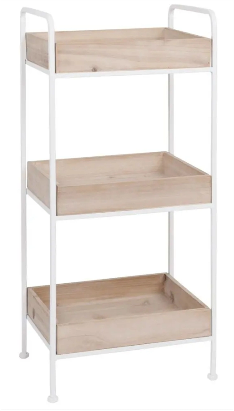 Étagère en bois moderne de 4-Tier Meubles de salle de vie