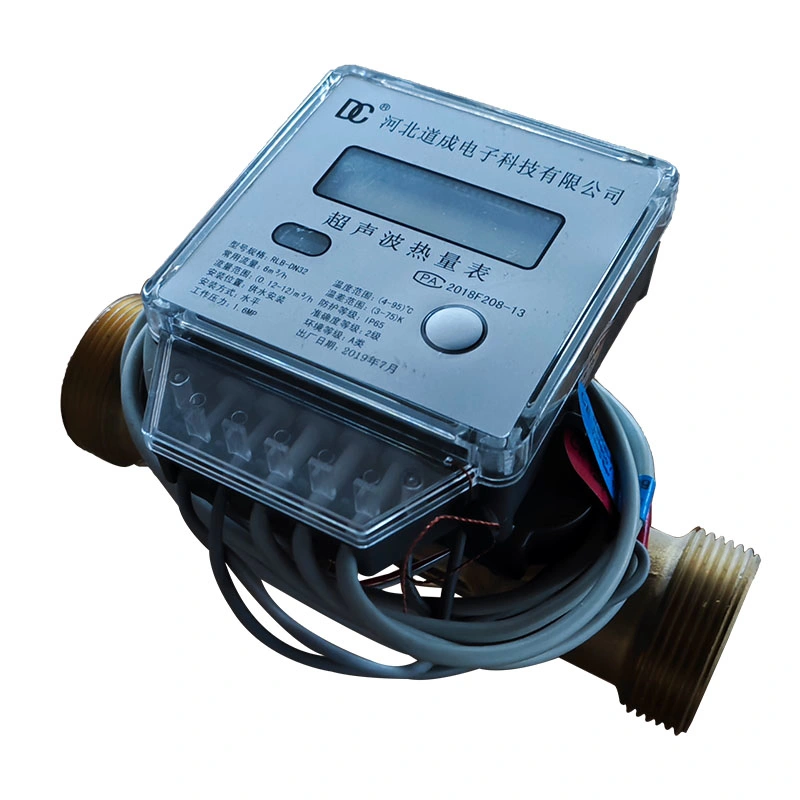 Infrared, Pulse RS485, M-Bus, Nb-Lot Composite or Brass Tube Ultrasonic Heat Flow Meter