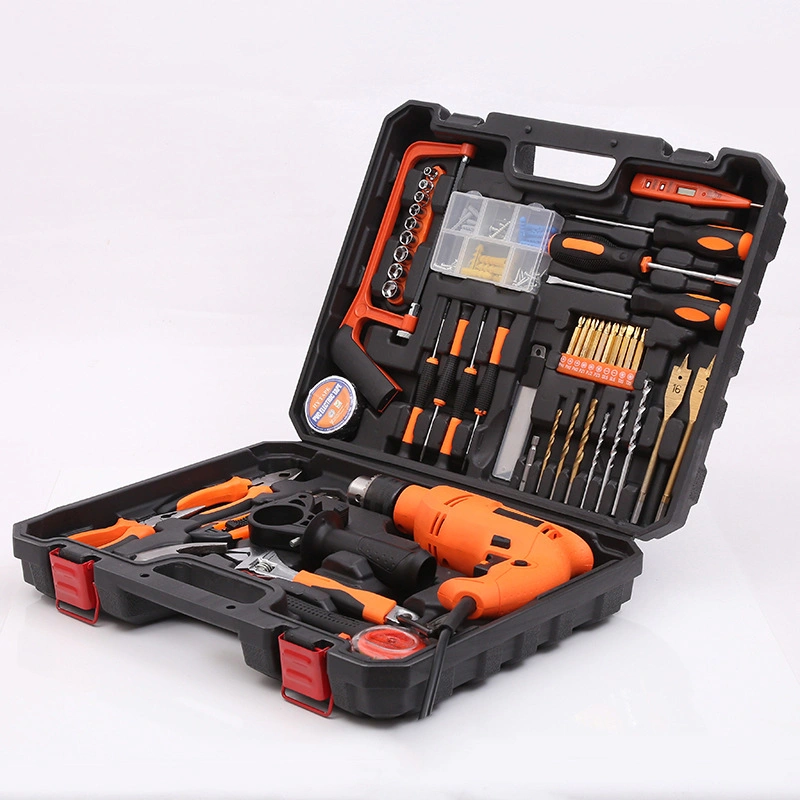 Household Tools Package Hardware Set Electric Drill Home Electrician Maintenance Multi-Functional Portable Hardware Tools 108PC