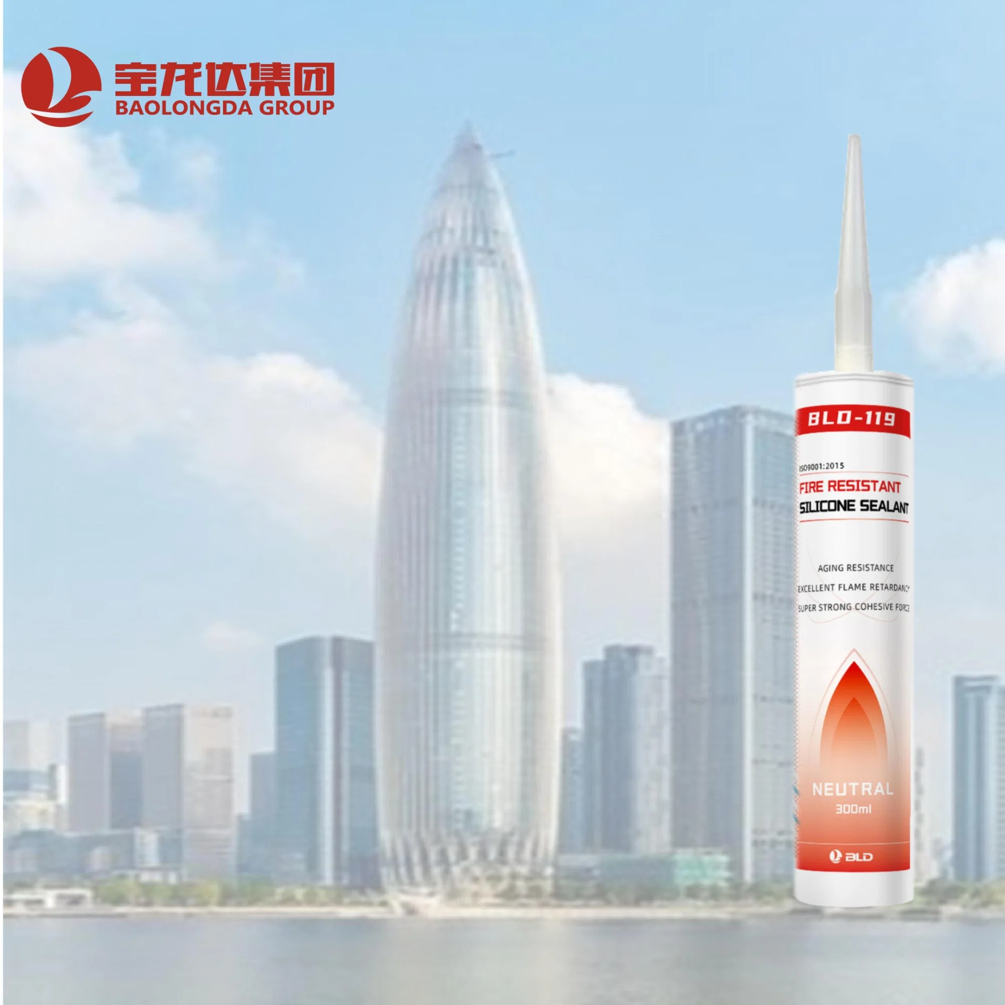 Neutral Silicone Sealant Contact Adhesive Fireproof Made in China