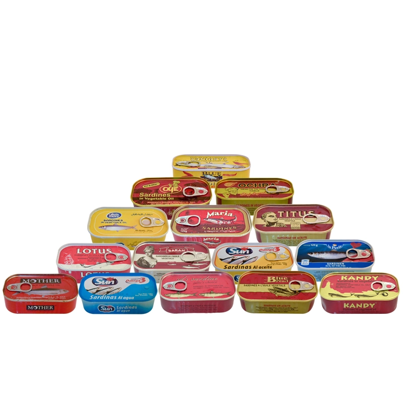 Canned Sardines Supplier 125g in Vegetable Oil Canned Sardines