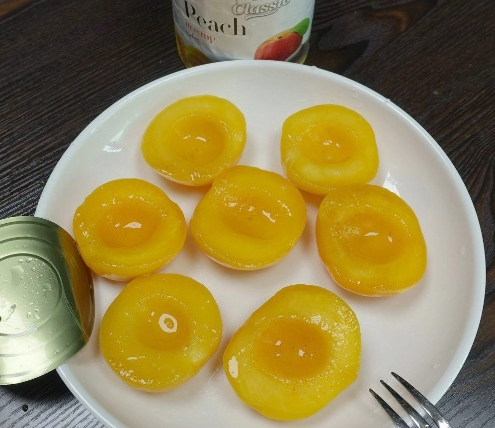 Canned Fruit Canned Yellow Peach Halves in 425g