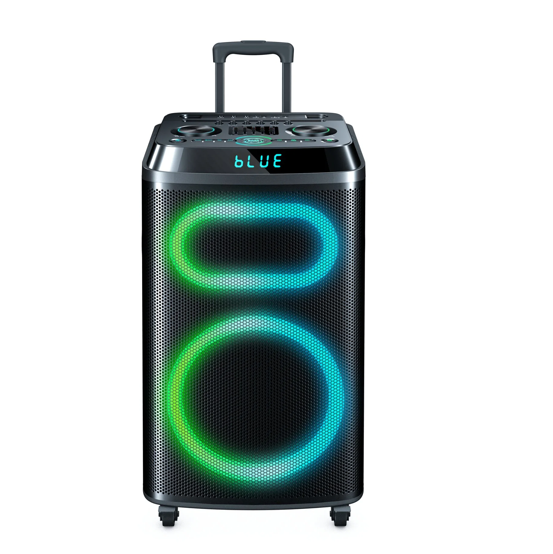 Professional Active Trolley Speaker Wireless Mobile Bluetooth Audio Box Big Pwer Sound Box