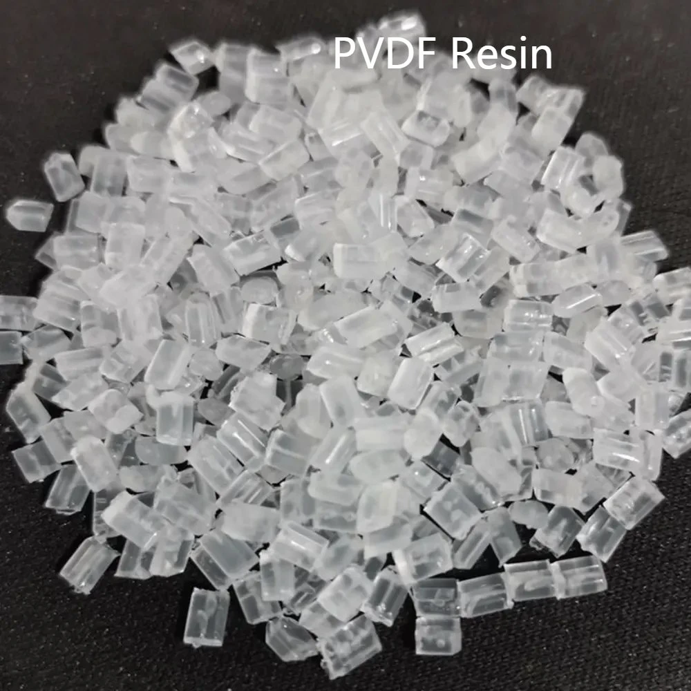 China Factory Direct Sale Extrusion Grade PVDF Raw Material Chemical Resistant Injection Molding Grade PVDF Plastic Granules