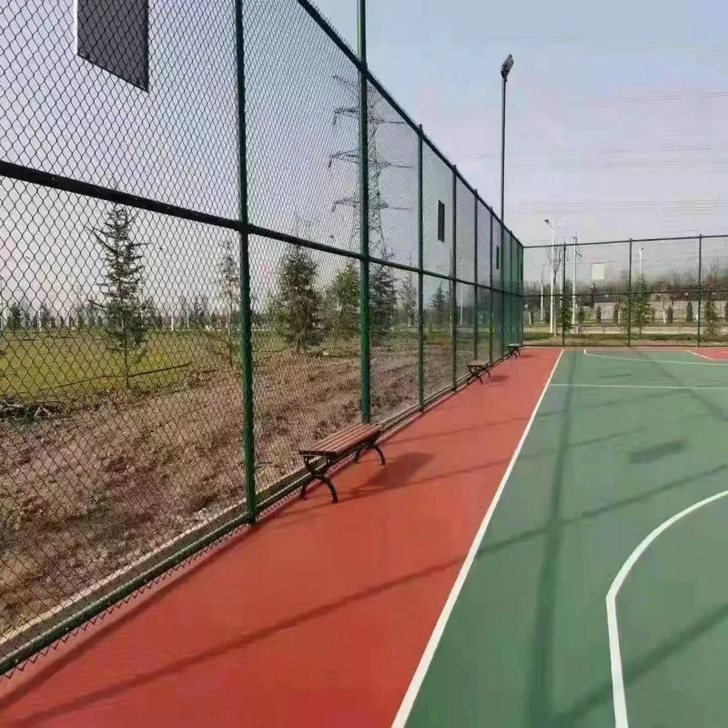 High Standard Sports Playground Garden Diamond Wire Mesh Fence Chain Link Fence