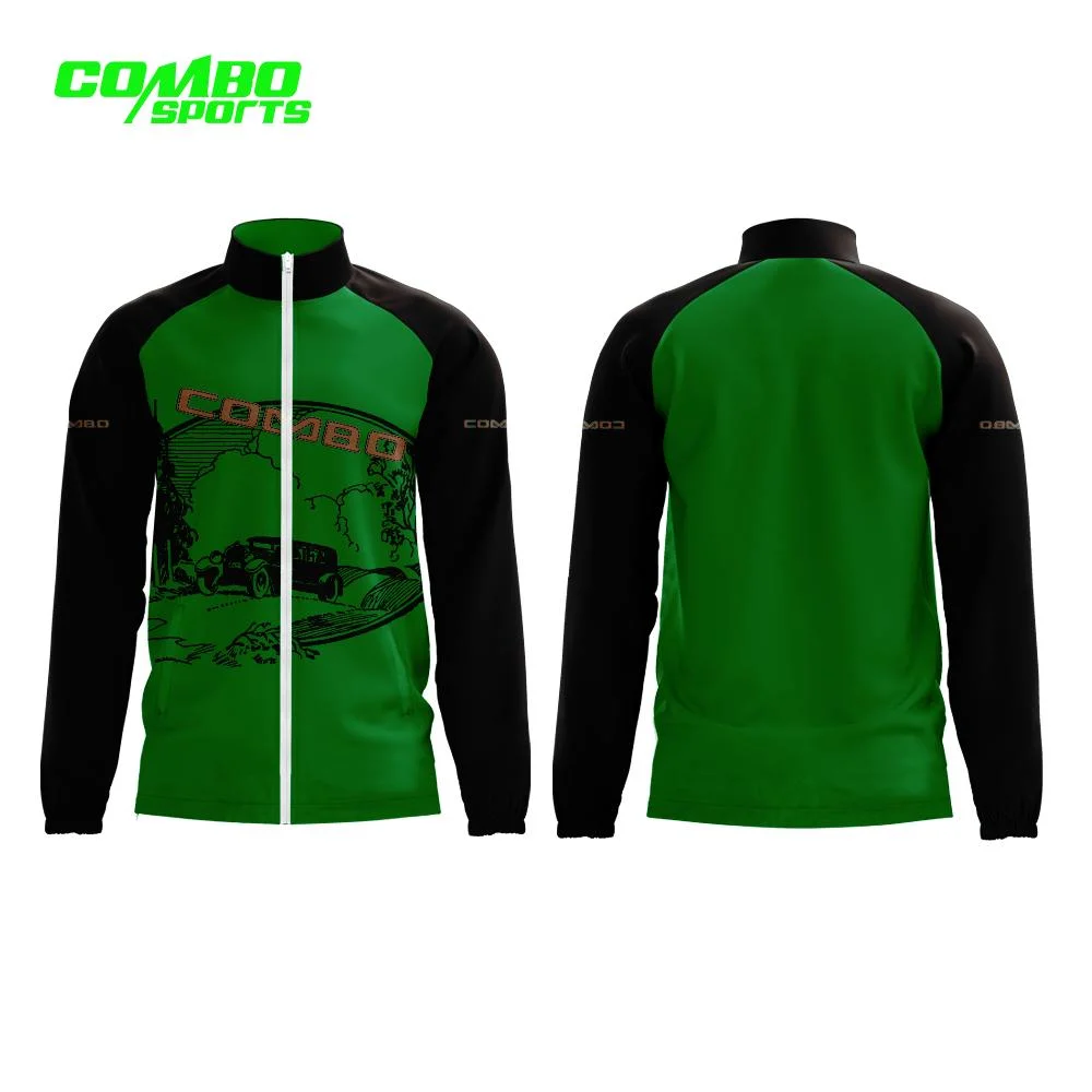 Combo Custom Sublimation Training Track Suit Stand Collar Zipper Mens Jacket Sportswear