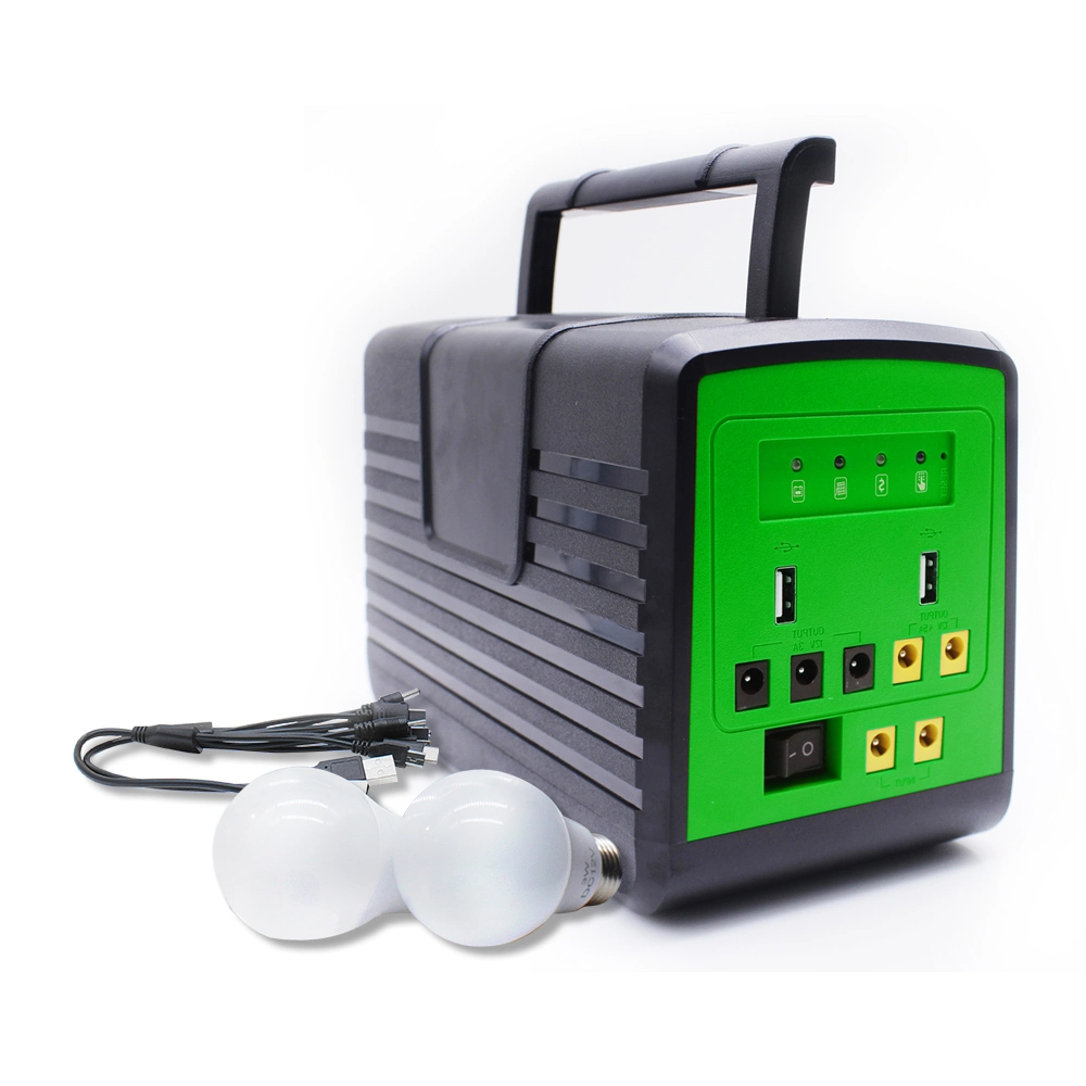 Pay as You Go Portable Off Grid Solar Home Lighting Energiesystem für Stromversorgung DC TV-Lüfter