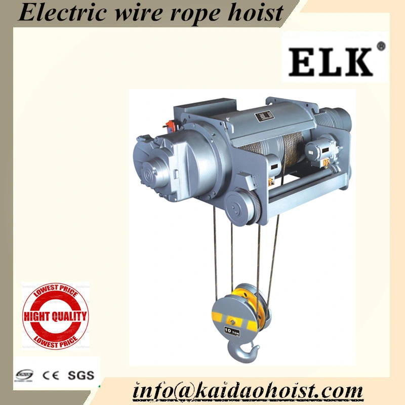 Elk 20t Electric Wire Rope Hoist with Motorized Trolley-1speed- (HKDS2004)