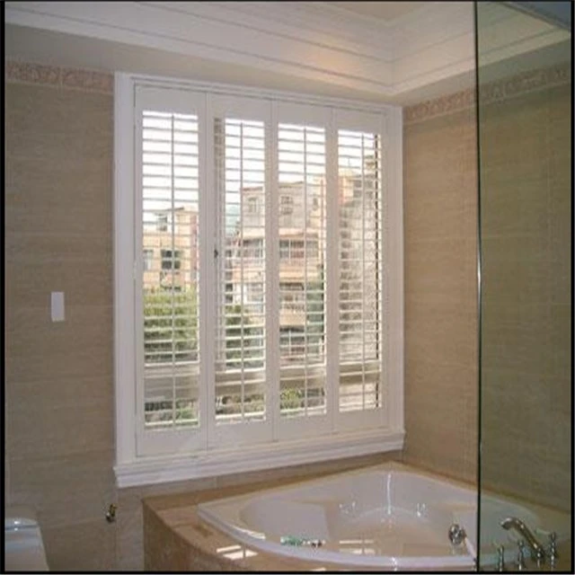 Louvers Inside Window Wooden Shutters