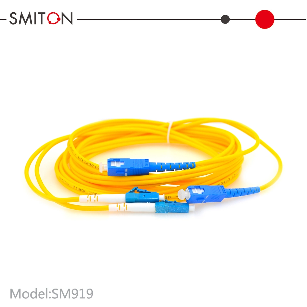 LC-Sc Upc Single Mode Duplex Fiber Optic Cable Patch Cord