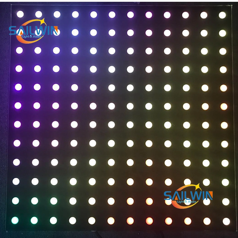 China Stage Light 8*8 64 DOT Pixel RGB 3in1 LED Touch Dance Floor for Wedding Party Club