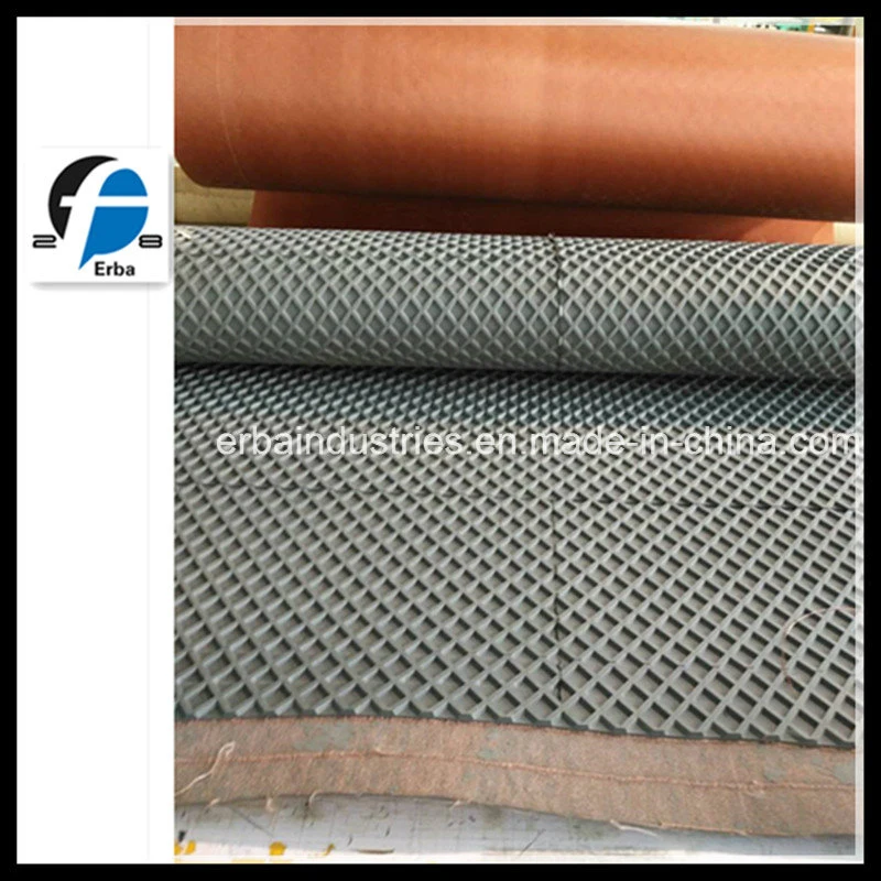 Supar Abrasive Long Service Life Square Rubber Belt Diamond Conveyor Belt