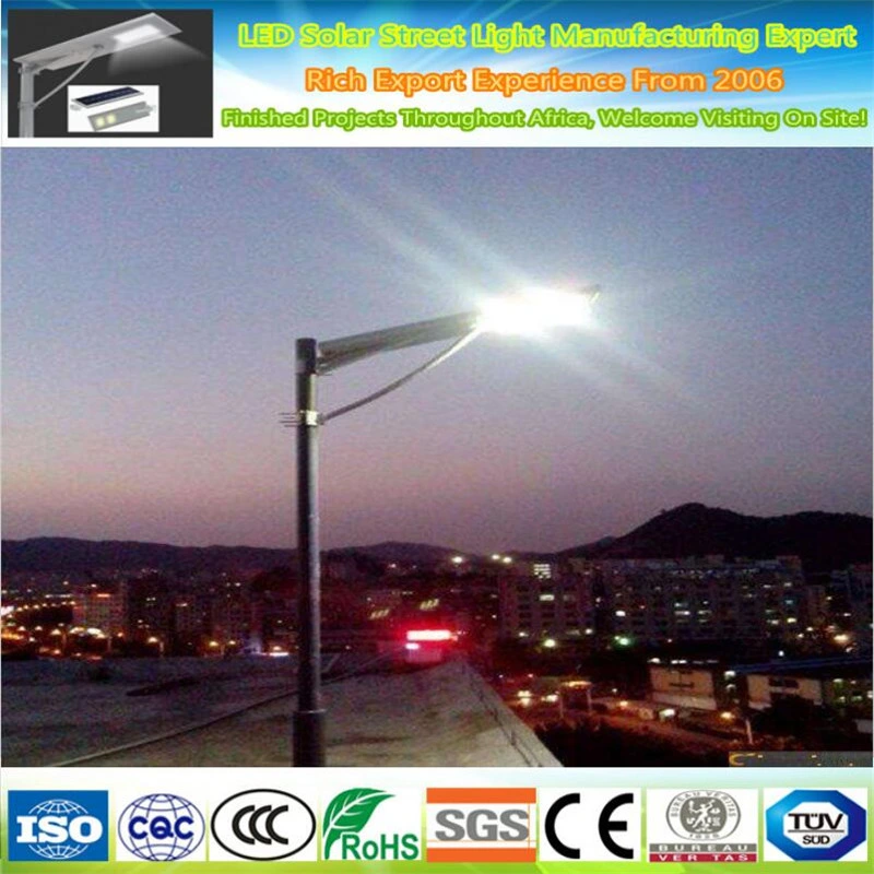 All in One Integrated Solar LED Street Lights, 60W Integrated Solar Street Light Lamp