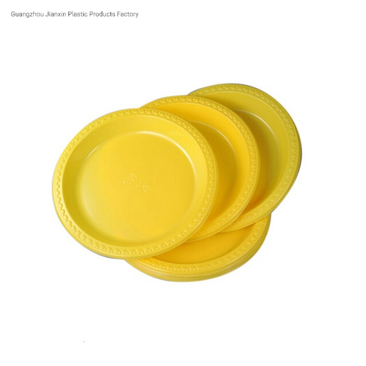 Wholesale Elegant 7inch PP Plastic Plate for Party