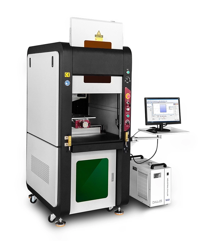 UV Laser Marking Machine for Glass Plastic Crystal Face Mask Logo Printing Medical