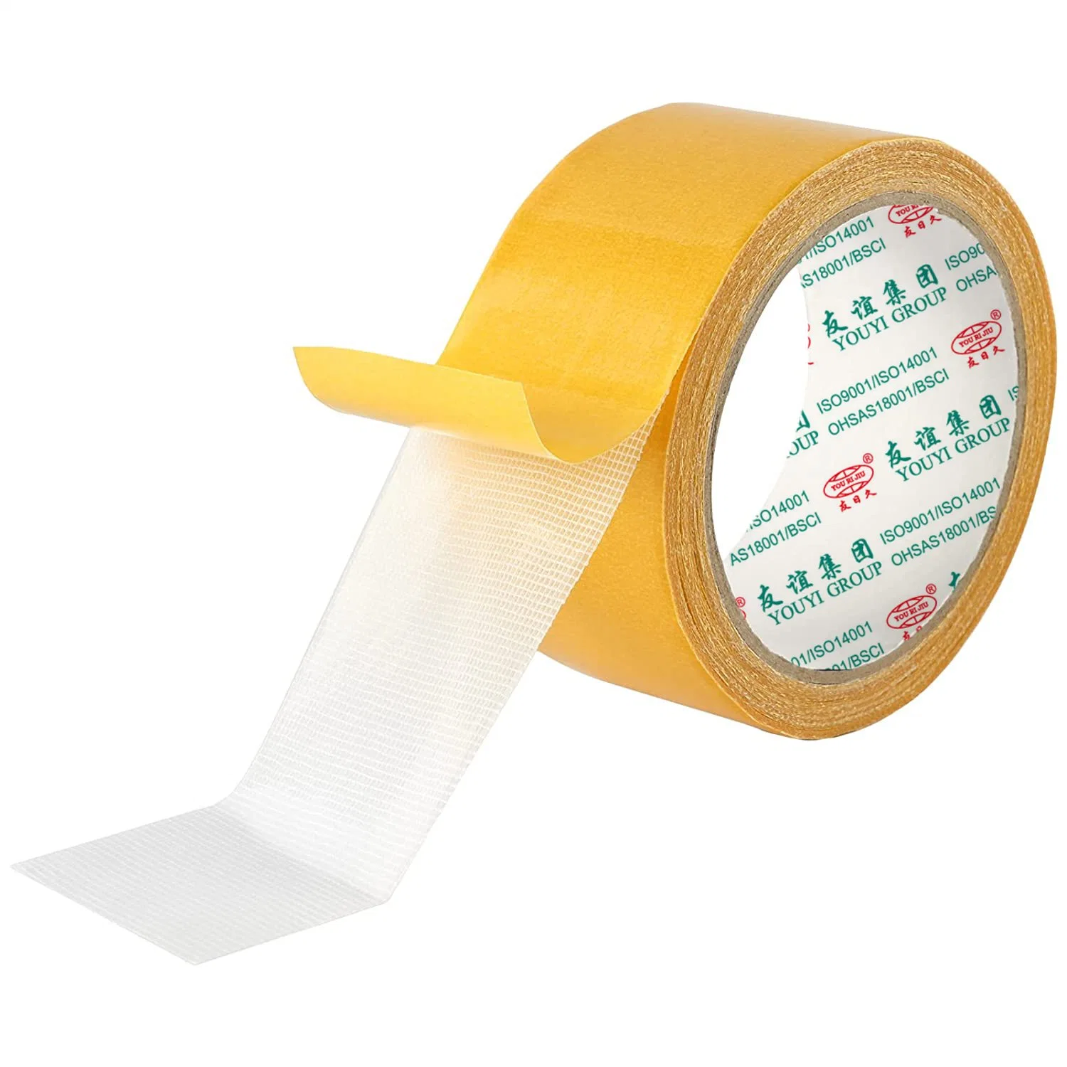 Yourijiu Heavy Packing Carpet Joint Rouhg Surface Strong Adhesion Wholesale Jumbo Roll Size Double Sided Cloth Tape