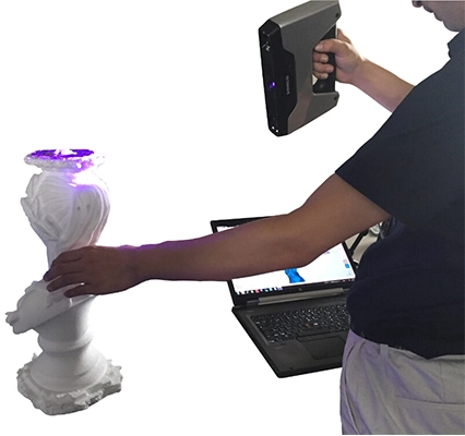 3D Scanner for 3D Printer 0.1mm Accuracy Fast Scanning Within 2 Minutes Large Scanning Range Full Color Output