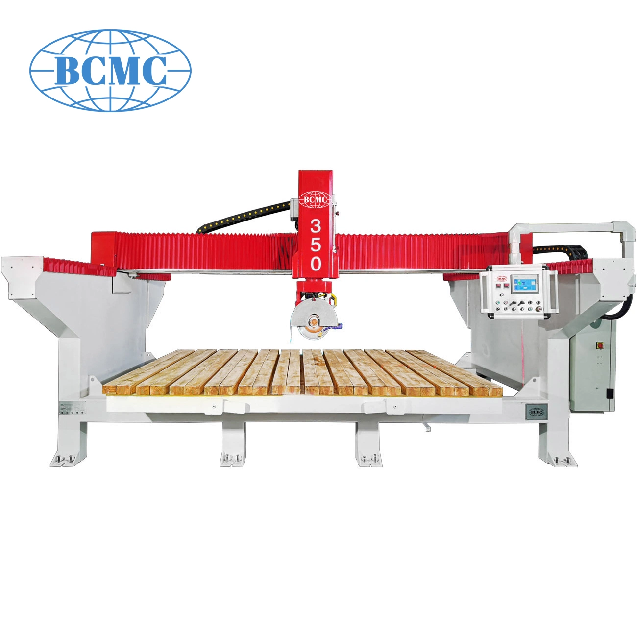 Bcmc Stone Machinery 4 Axis CNC Router Stone Bridge Saw Laser Countertop Cutting Machine for Sintered Stone