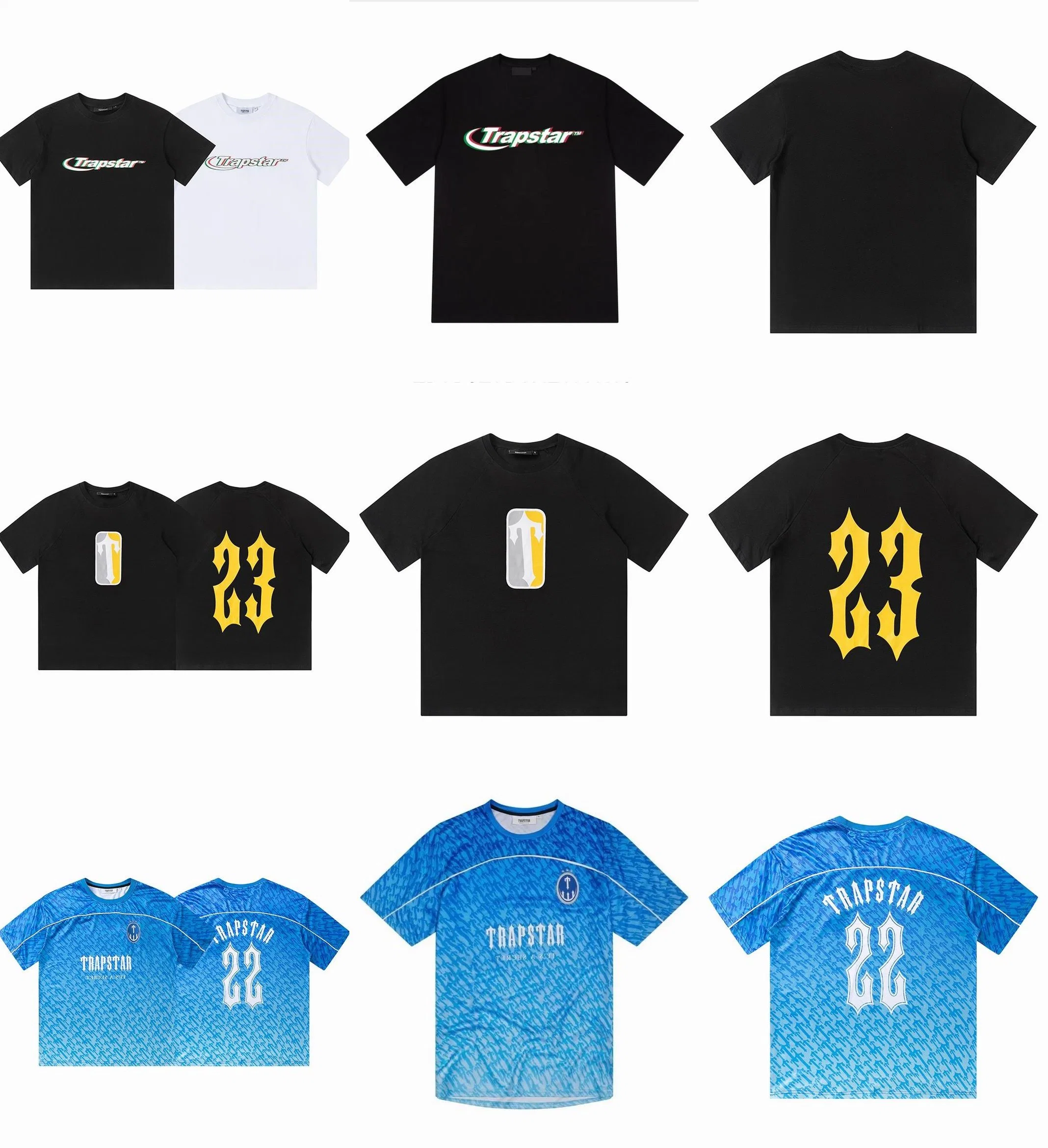 Wholesale/Supplier Dropshipping Trapstar T Shirt Mens Casual Fashion Hiphop Rockker Short Sleeves Shirt