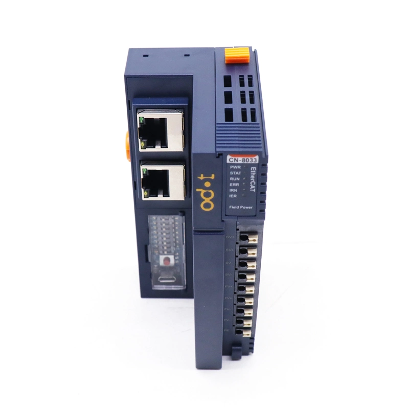 Distributed Io System with Ethercat Networ Adapter Support Industrial PLC Connection Remote Io Modules Extendible