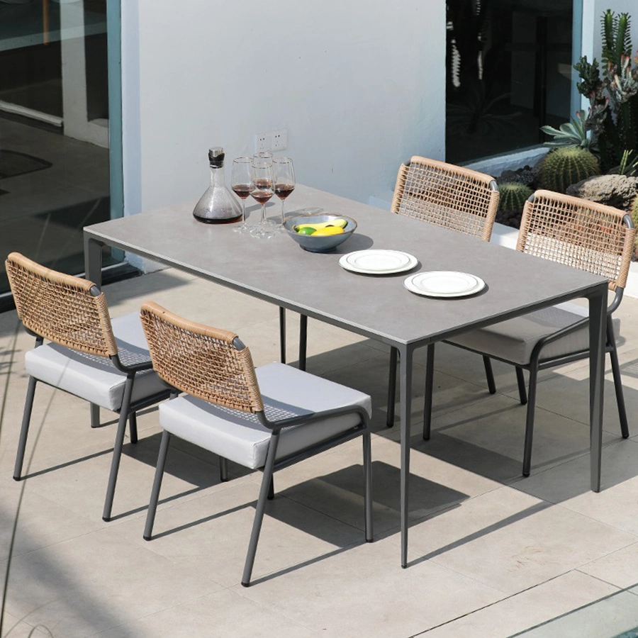 Hotel Rattan Hanse Carton Standard Packing Foshan Restaurant Wholesale/Supplier Outdoor Garden Furniture Manufacture