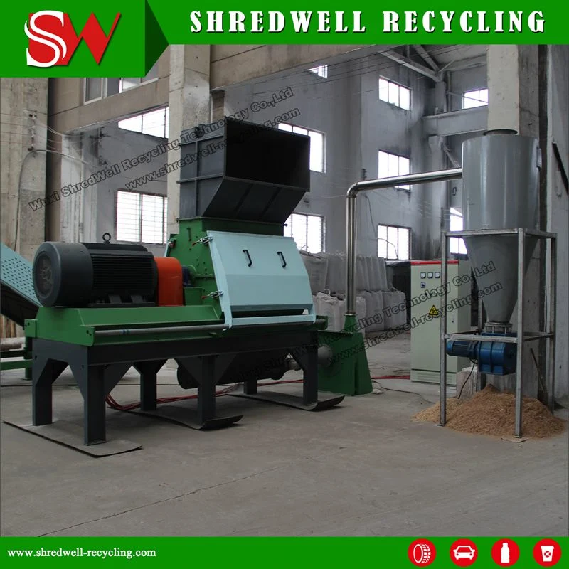 High Capacity Hammer Mill for Waste Wood Recycling