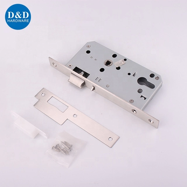 CE Fire Rated Stainless Steel Security Door Panic Device Mortise Night Latch Lock for Passage Door