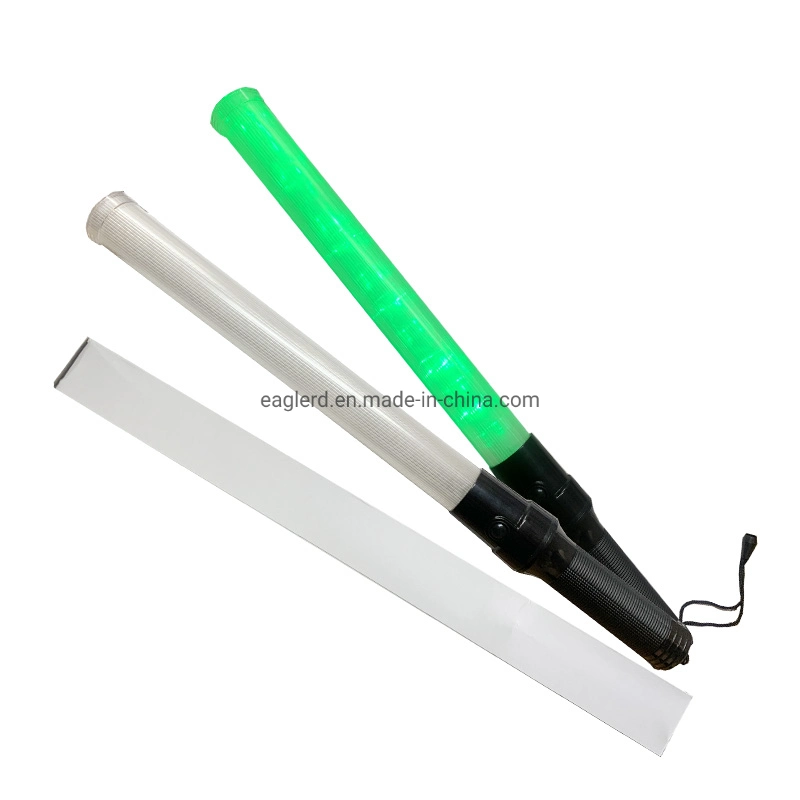 54cm Red Green Flash LED Traffic Baton