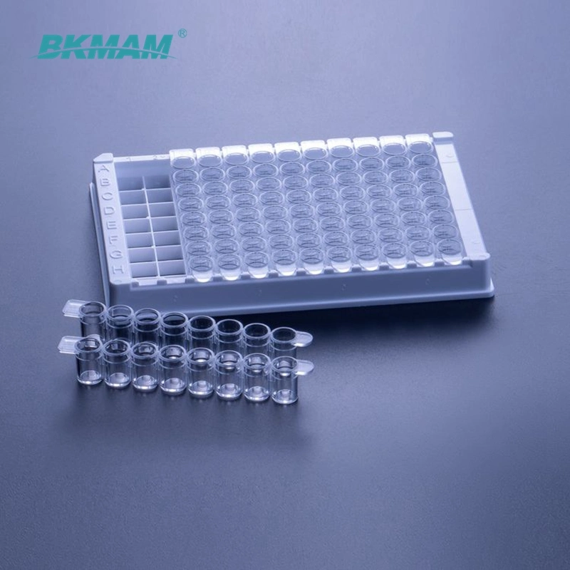 Laboratory Supplies Transparent Well Polystyrene Elisa Plate 96 Well