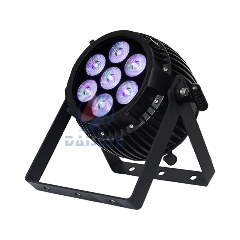 New Designed Stage 7PCS LEDs Pars RGB 20W DMX 512 Club DJ Lights Party