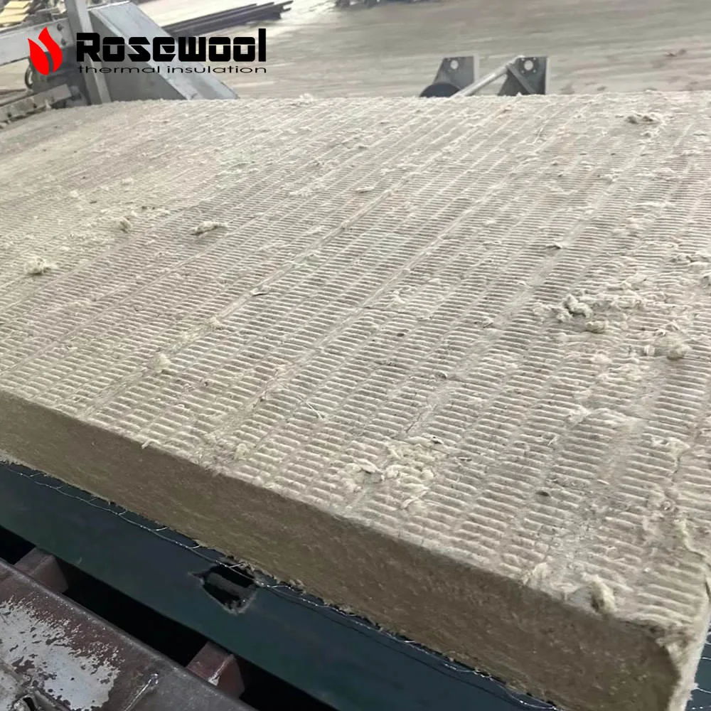 Material de construcción de absorción de sonido de alta calidad - Tablero de aislamiento Rockwool