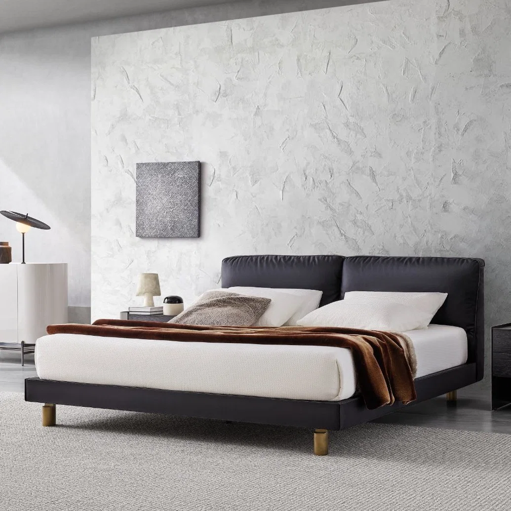 Mobiliario de casa moderno City Chic Vibe cama tamaño king con Cabecera tapizada