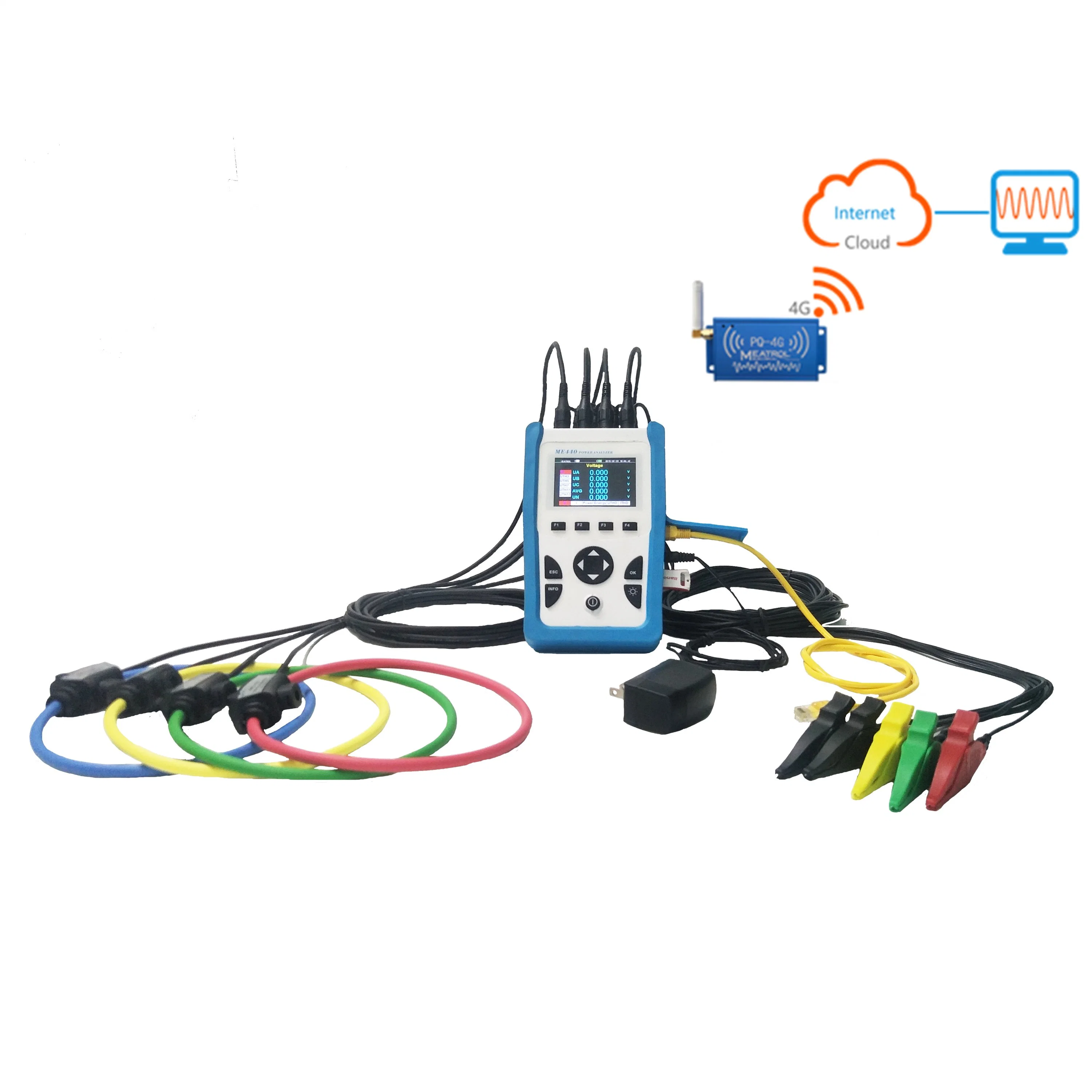 3 Compteur d'énergie de la phase d'instruments et d'alimentation électrique standard de Moniteur avec le système de gestion de l'énergie