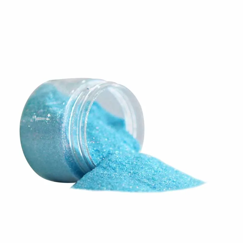 Umweltfreundliche Großgroßgroßgroßteil Laser Blue Glitter Powder für DIY Handwerk Dekoration