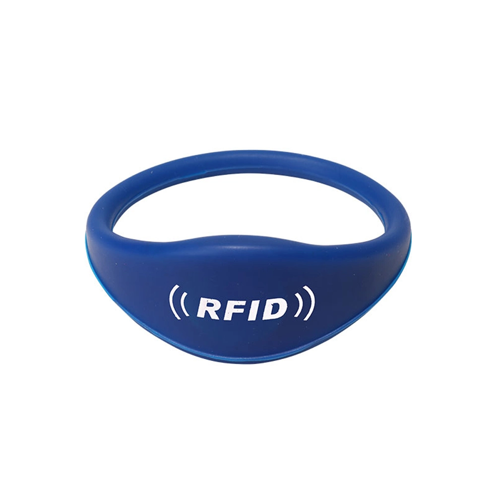 G028 Oblate Head 125kHz RFID Silicone Wristband with Em4305 Chip