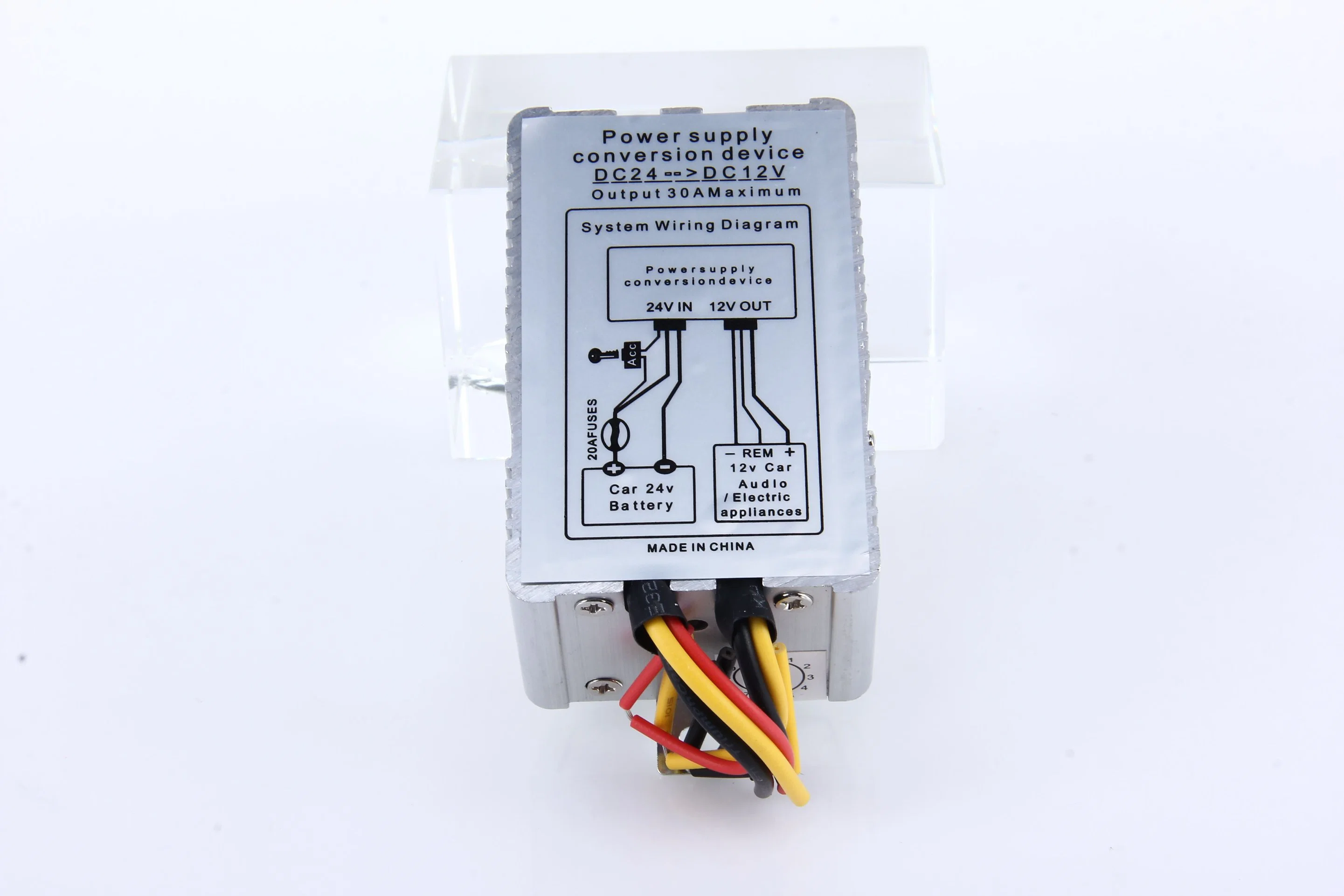 5A 60W DC 24V to 12V Power Converter Electric Inverter Voltage Reducer Step Down Transformer