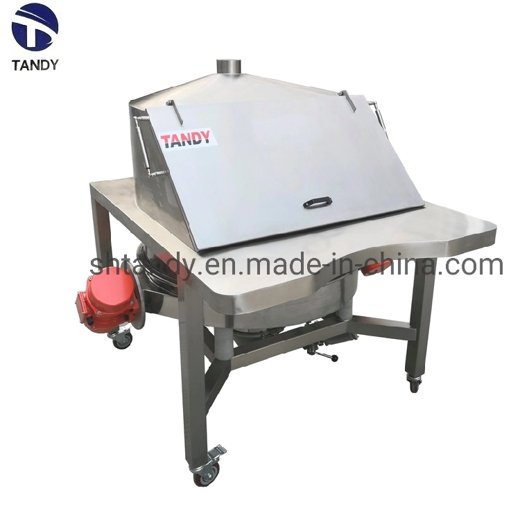 China Spice Bag Manual Dumping Stainless Steel Feeding Machine