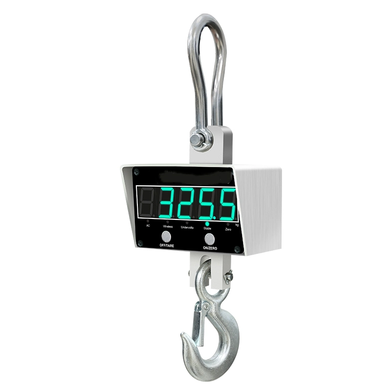 5000kg Industrial Hook Hanging Weighing Scale Digital Crane Scale with LED Display