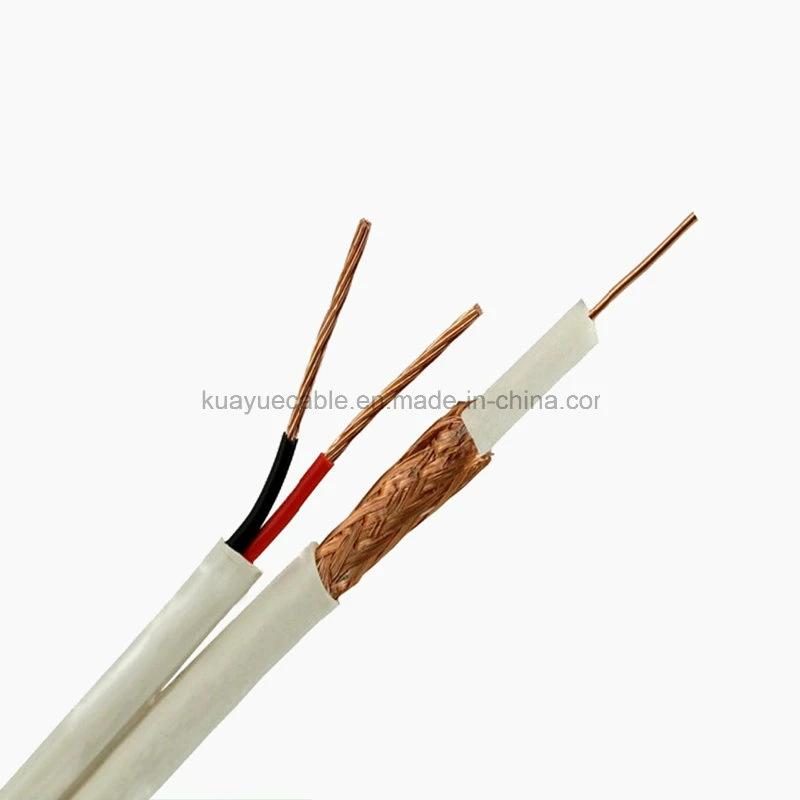 prix d'usine Linan Câble coaxial RG59+2c Câble d'alimentation 75 Ohm