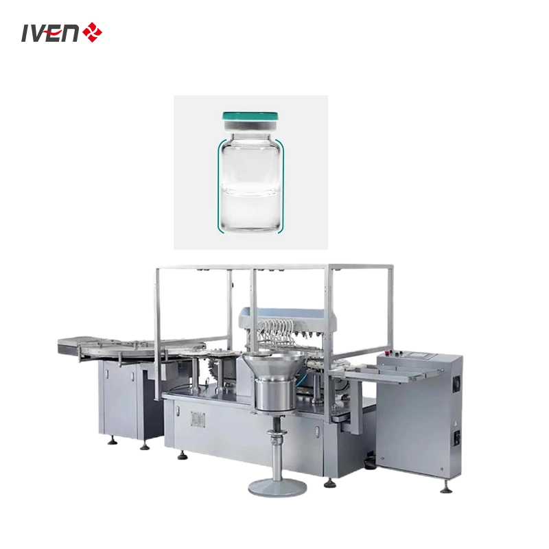 Automatic Vial Filling and Capping System/Vial Bottling and Sealing Machine/Vial Packaging and Capping Device