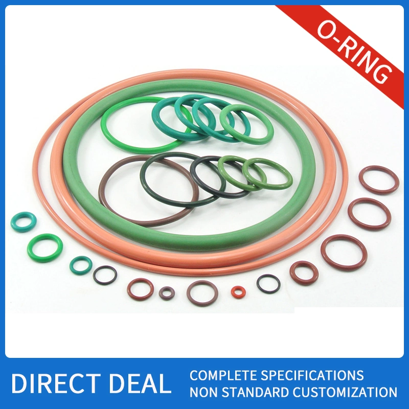Hersteller Zubehör Fluorkautschuk O-Ring Wasserdicht FKM FPM Fluorkautschuk Schutzdichtung Aus Gummi